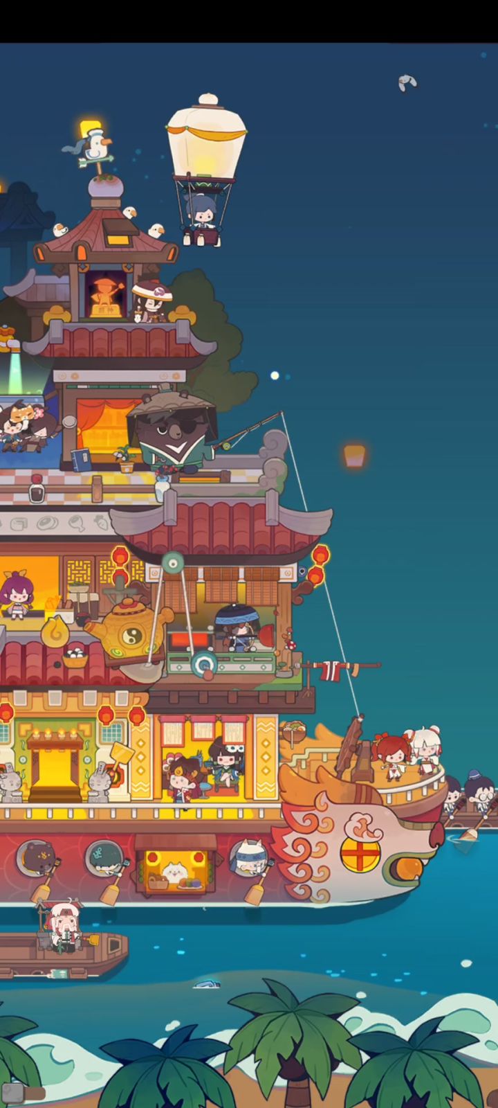 有没有人发现船头的羽十六和熊麓截图