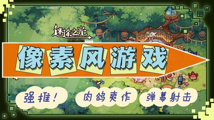 一款肉鸽+像素+弹幕射击游戏，精彩内容不容错过截图