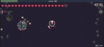 看一眼怪物就消失了，碰一下，boss就炸了。