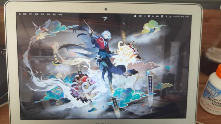 我的古董本子也用上梧桐桌面啦截图