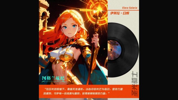 《等待黎明》阿格兰战纪音乐CD-B4截图