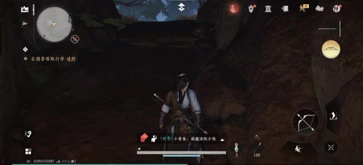 这个npc是鬼嘛,靠近就不见了截图