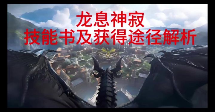 龙息神寂技能书及获得途径解析截图