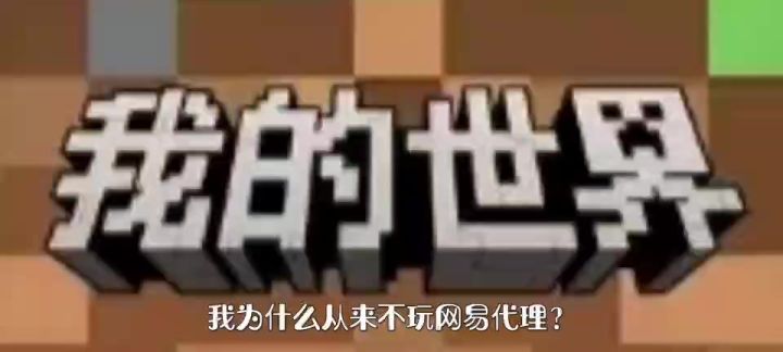 为什么本人不玩网易我的世界截图
