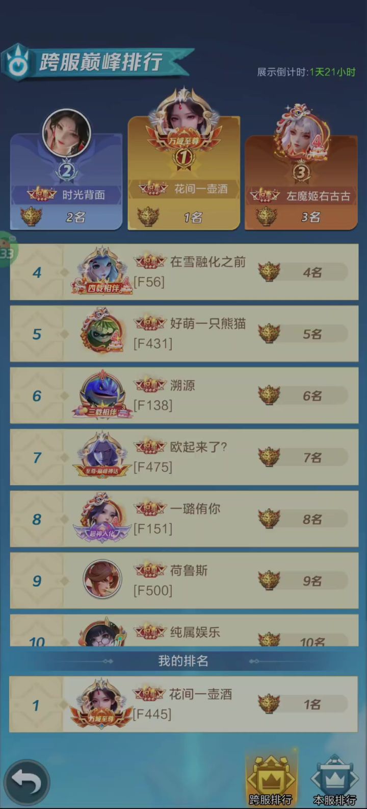 目前阵容搭配截图