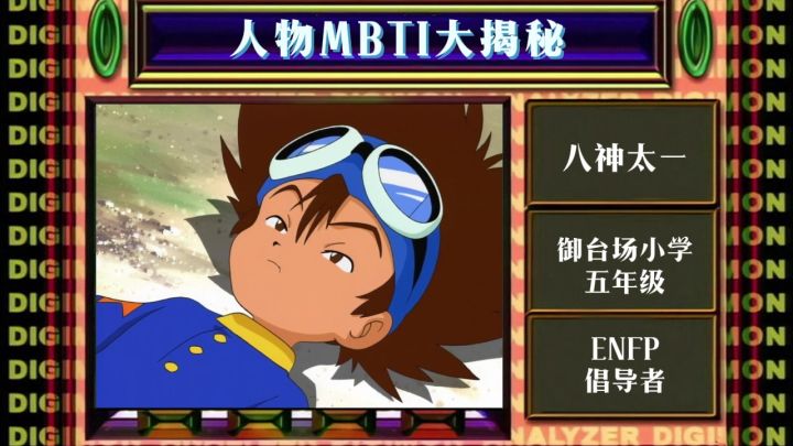 数码世界MBTI截图