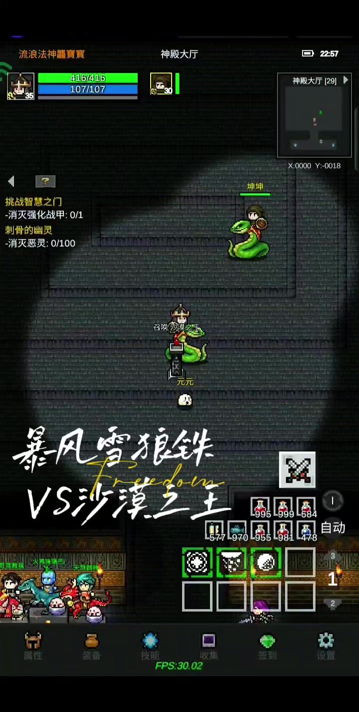 【光之守护者】冰系法师VS沙漠之王截图