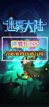 世界BOSS各职业排行榜