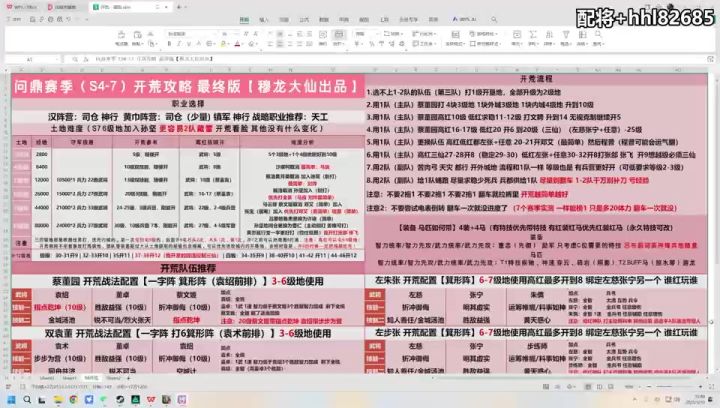 【S7 开荒2.0 镜战法选择】必选水淹 好打高级地以及远征 后续出截图