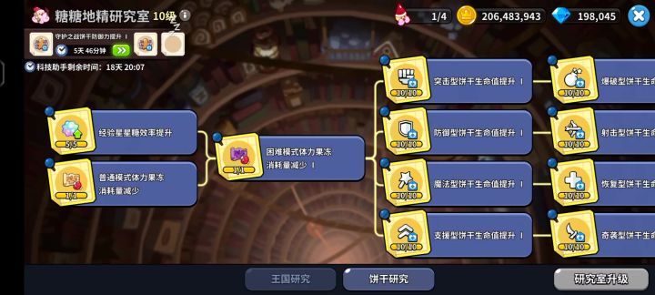 饼干研究终于全点满了截图