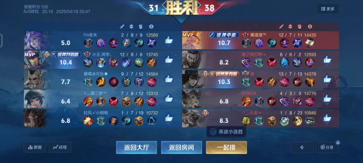 哈哈,王者ch截图