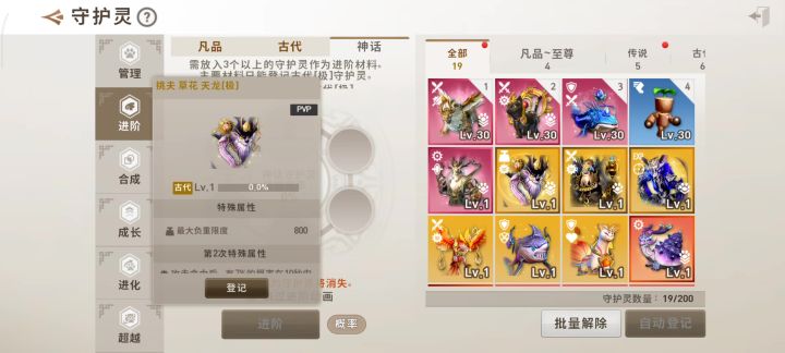 守护灵进阶继续截图