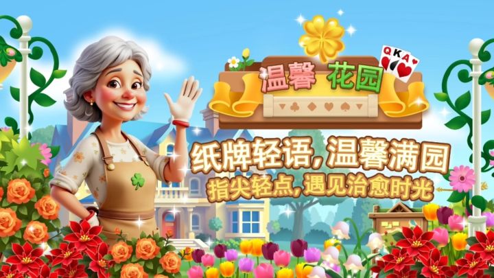 🔥纸牌接龙✘花园打造,超级适合打发时间❗截图