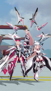 《星之翼》角色炫彩套装模型展示