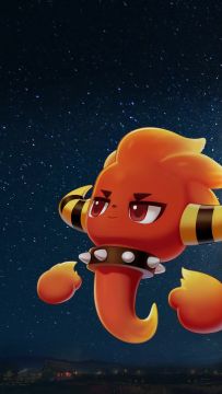 璀璨繁星为你闪烁，小洛克来与火花一起看烟花吧~