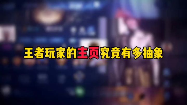 王者荣耀 : 王者玩家的主页究竟有多抽象截图