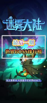 最后一期世界BOSS排行榜