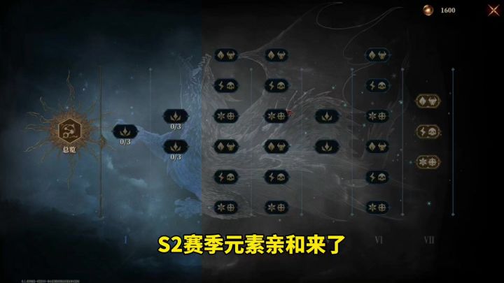 龙息神寂S2赛季元素亲和与自选天赋截图