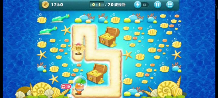 深海13关，金萝卜+道具全清截图