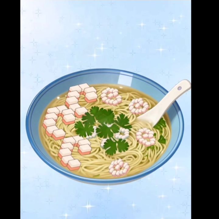 沉浸式吃🦐鲜虾鱼板🍥面截图