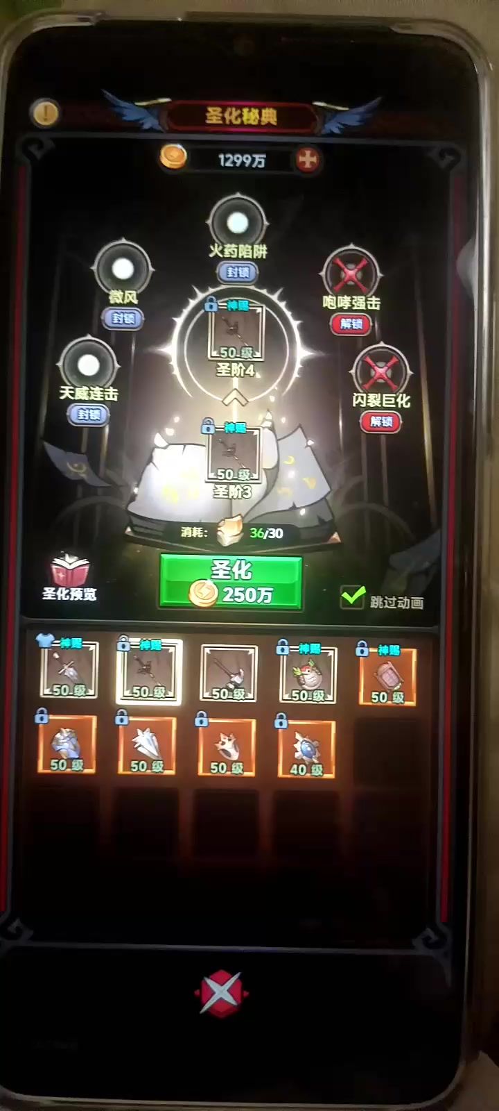 天威圣华3升4阶 圣骑士截图