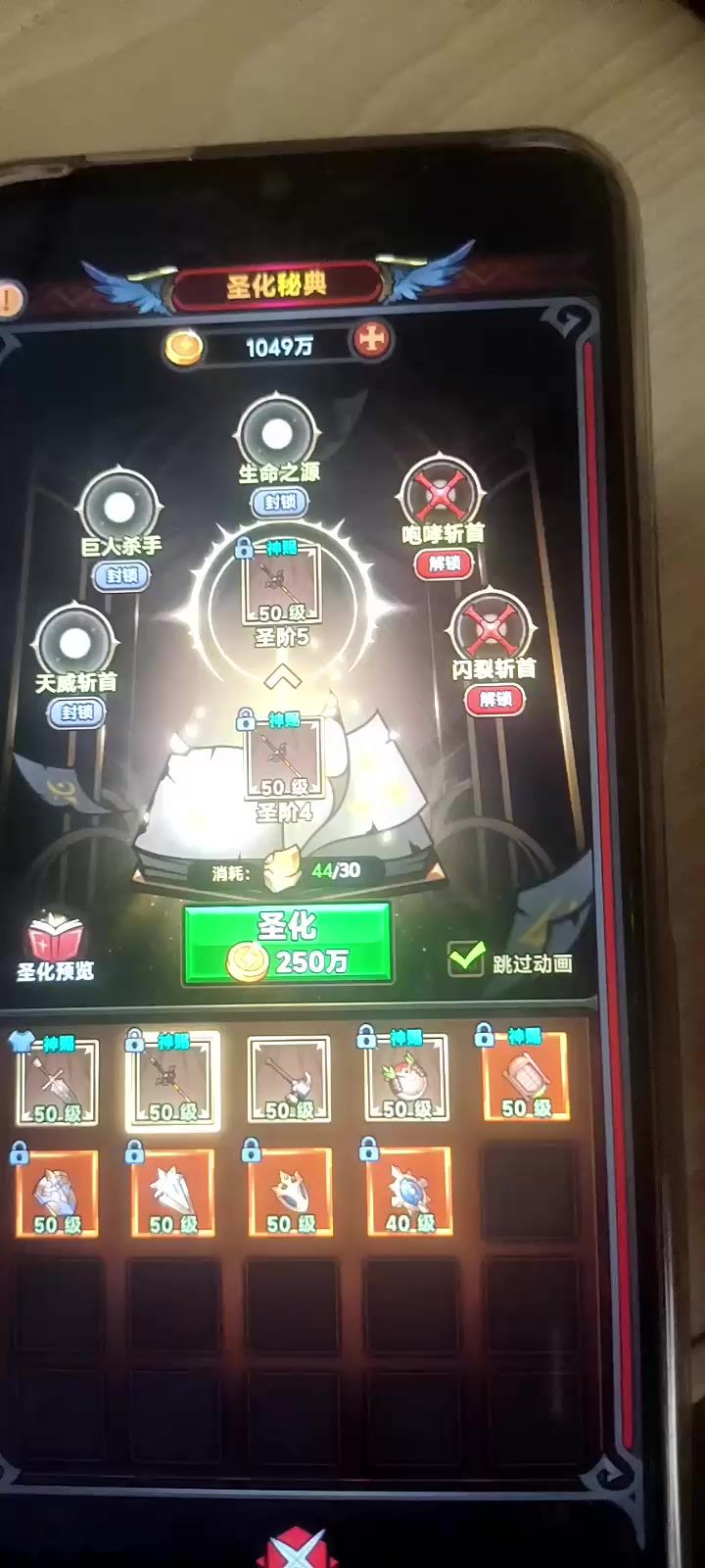 圣骑士 天威4阶升5阶截图