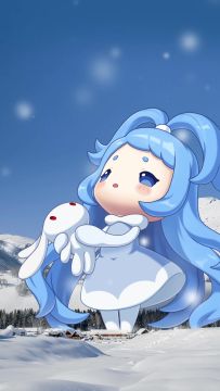 炎炎夏日，快来雪影娃娃身边消暑吧！