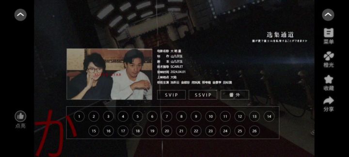 橙光《大明星》截图