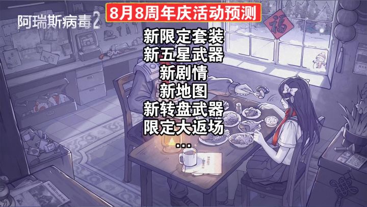 阿瑞斯病毒2：周年庆活动预测，8大福利你顶得住吗？白嫖套装来袭截图