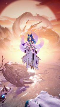 青丘狐影降灵界！！踏风行「青丘九尾」套装即将入祈福