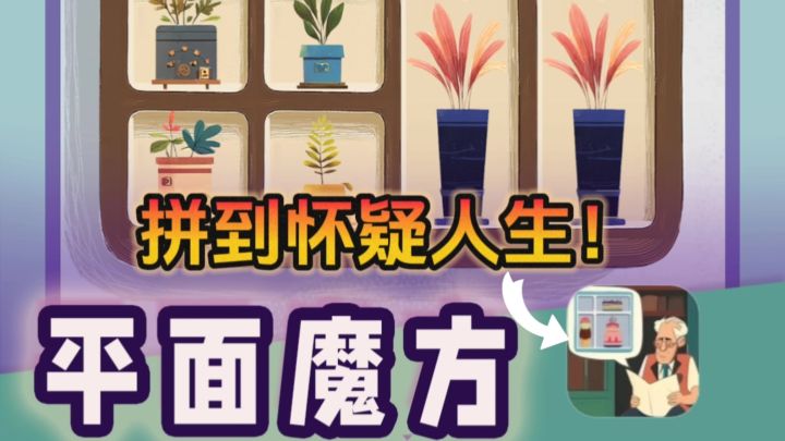 🔥平面魔方拼图,拼到怀疑人生😭,测测你的实力~截图