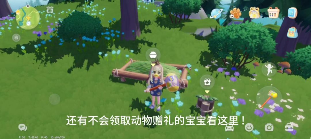 不会领取动物赠礼的宝宝看这里截图