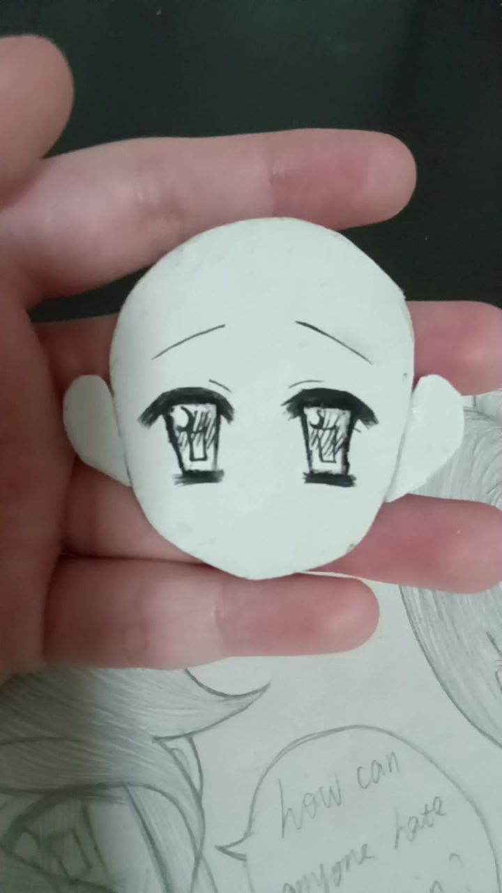 一个学姐的脸模,想做小人^^截图