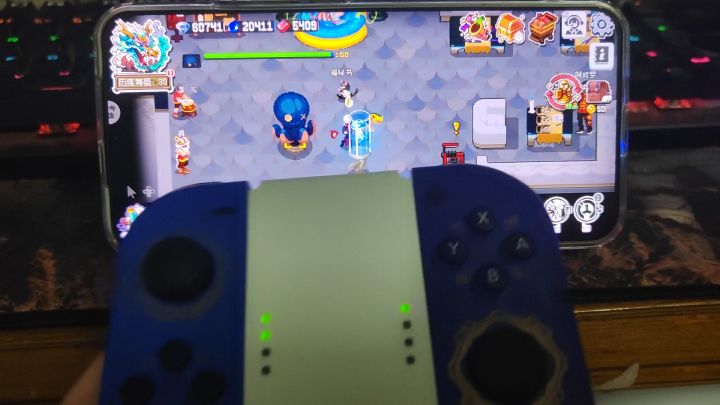 希望完善对joycon手柄的适配截图