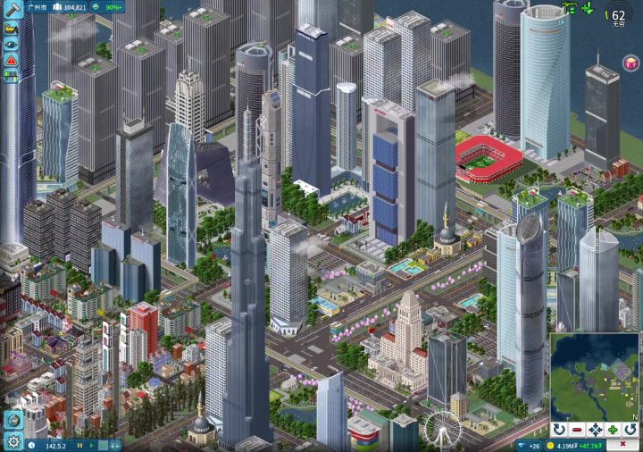 欣赏一下新鲜小白入坑西奥小镇的城市创造截图
