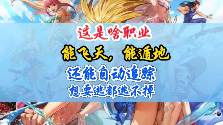 兄弟们,这是啥职业呀?能飞天,能遁地根本赢不了截图