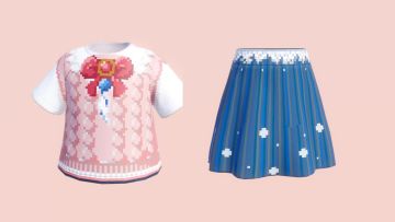 心动小镇｜草莓毛衣＆海浪牛仔裤图纸