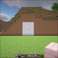 我的世界：樱花矿洞大门建造教学