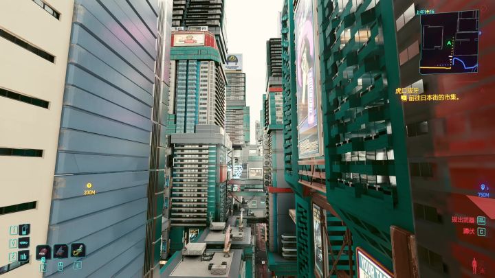 总觉得2077的城市有点梦核的感觉截图