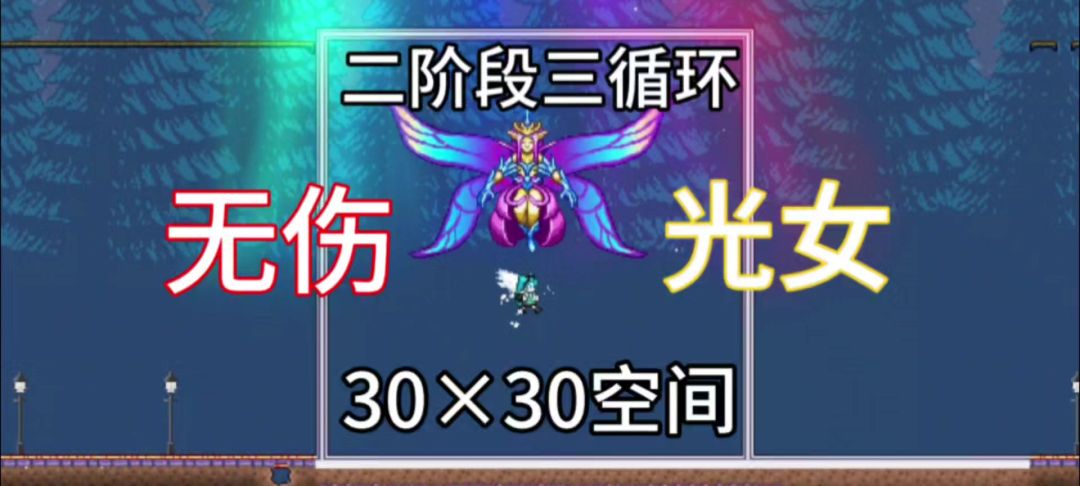30×30空间内无伤击杀传奇光女，截图