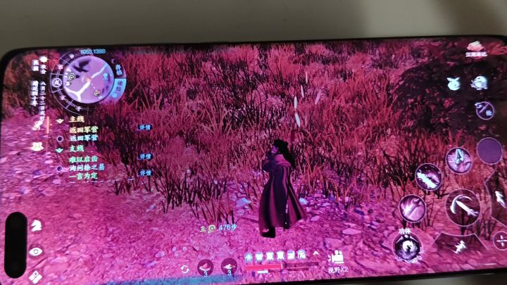 这是我另外一台跳过更新的手机。草地显示正常截图