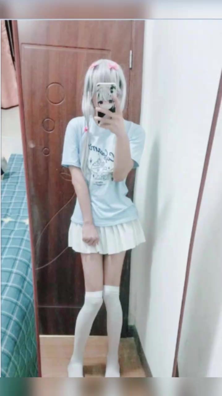可爱的女装大佬小男娘好可爱啊cosplay和泉纱雾太好看了截图
