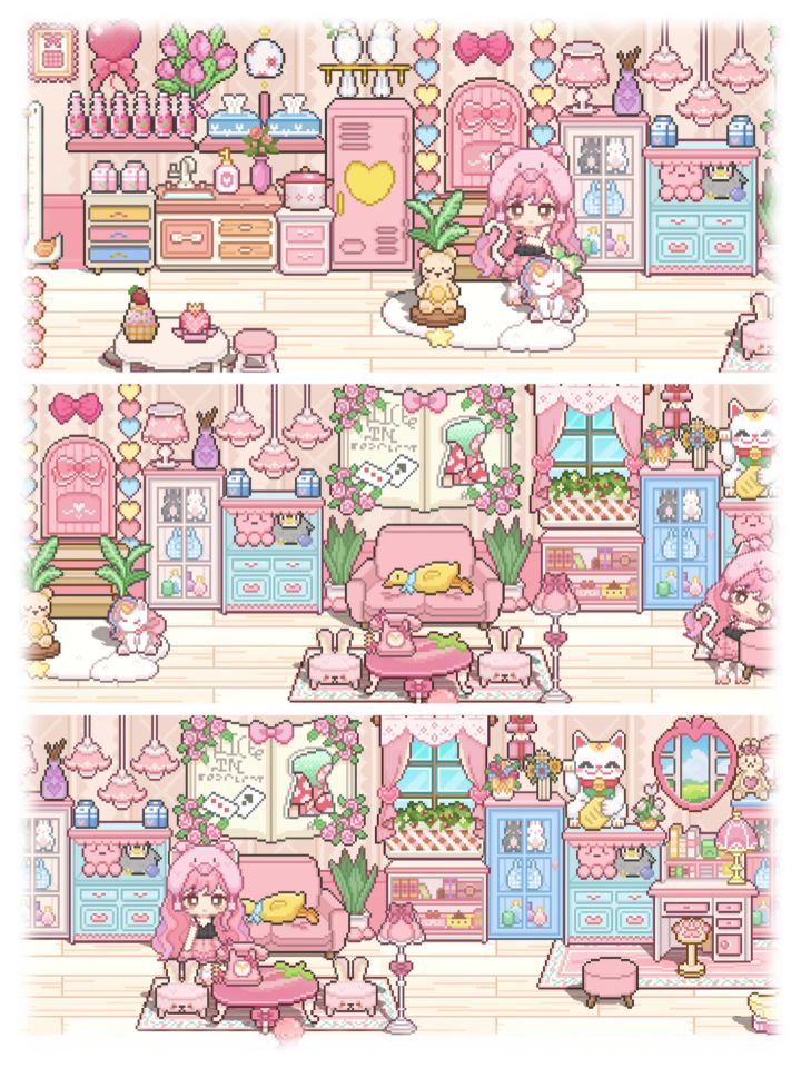 一分钟带你体验粉色小屋装修过程~💐截图