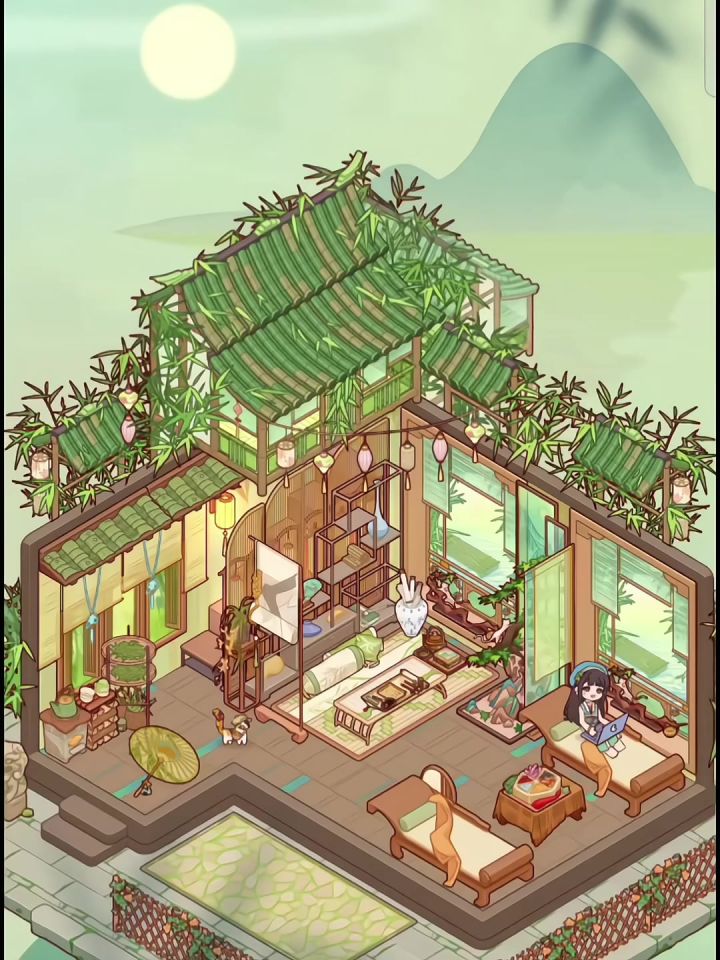 用签到的地毯,装一个休闲茶室截图