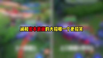 澜和宫本武藏的大招哪一个更招笑