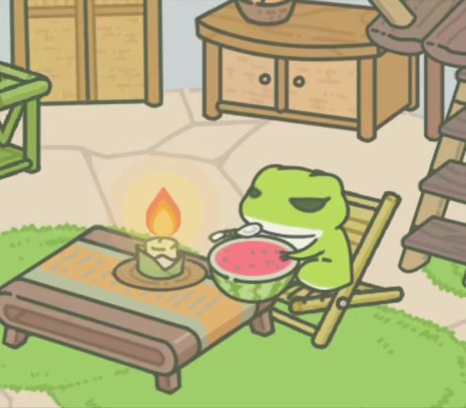 豪吃的西瓜🍉!截图