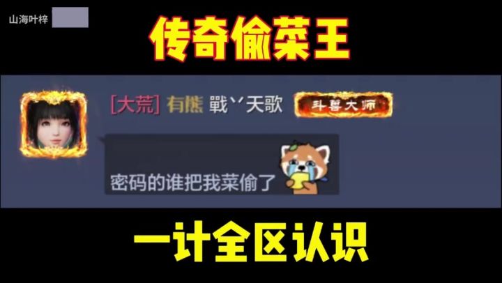 【山海纪录片】一个菜地,他能让全区玩家记住他的名字截图