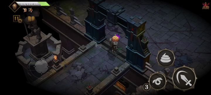 暗魔领主无伤拼刀BOSS之苦难骑士截图