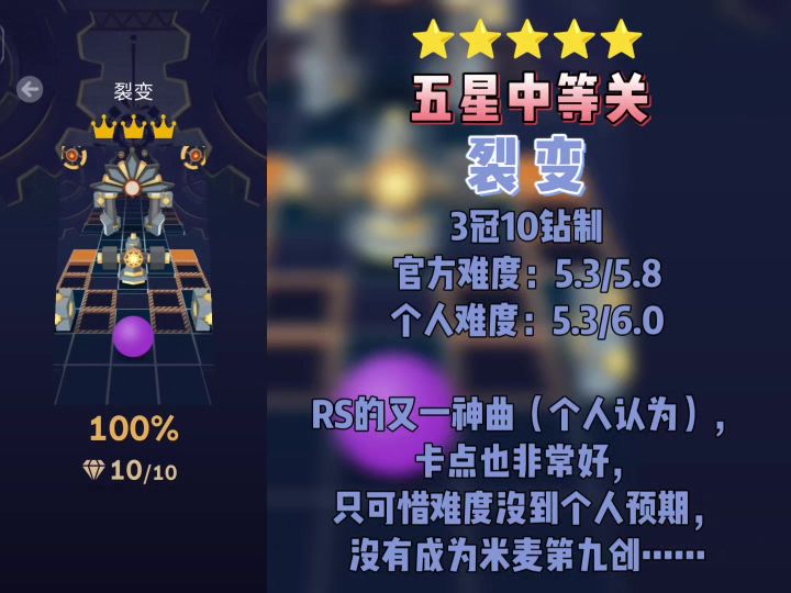 【官方/滚动的天空】五星-裂变-完美通关(补发)截图