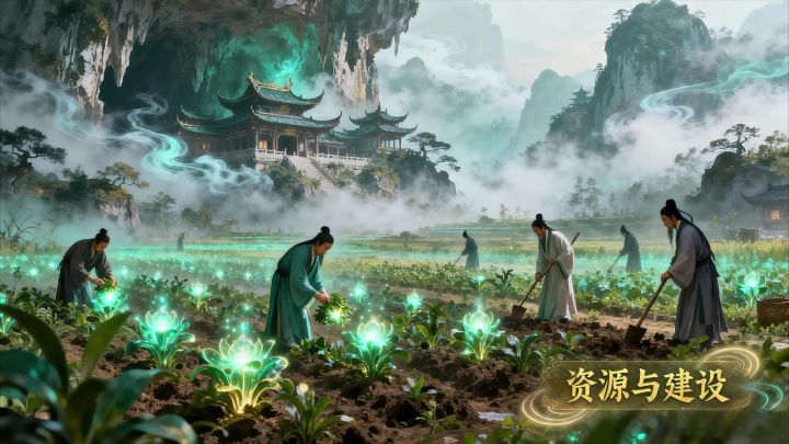 【洞府玩法】筑仙府镇八荒,聚灵材,炼神丹,踏云巅直上飞升!截图